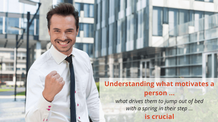 Understanding what motivates a person is crucial to great employee selection Understanding what motivates a person is crucial to great employee selection